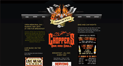 Desktop Screenshot of choppersbarandgrill.com